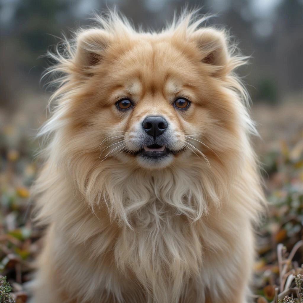 Cắt lông chó kiểu sư tử cho Pomeranian