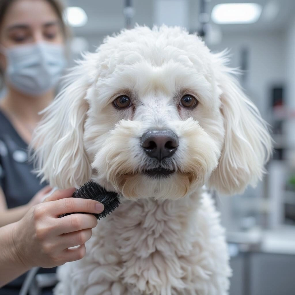 Chăm sóc lông chó Poodle đúng cách