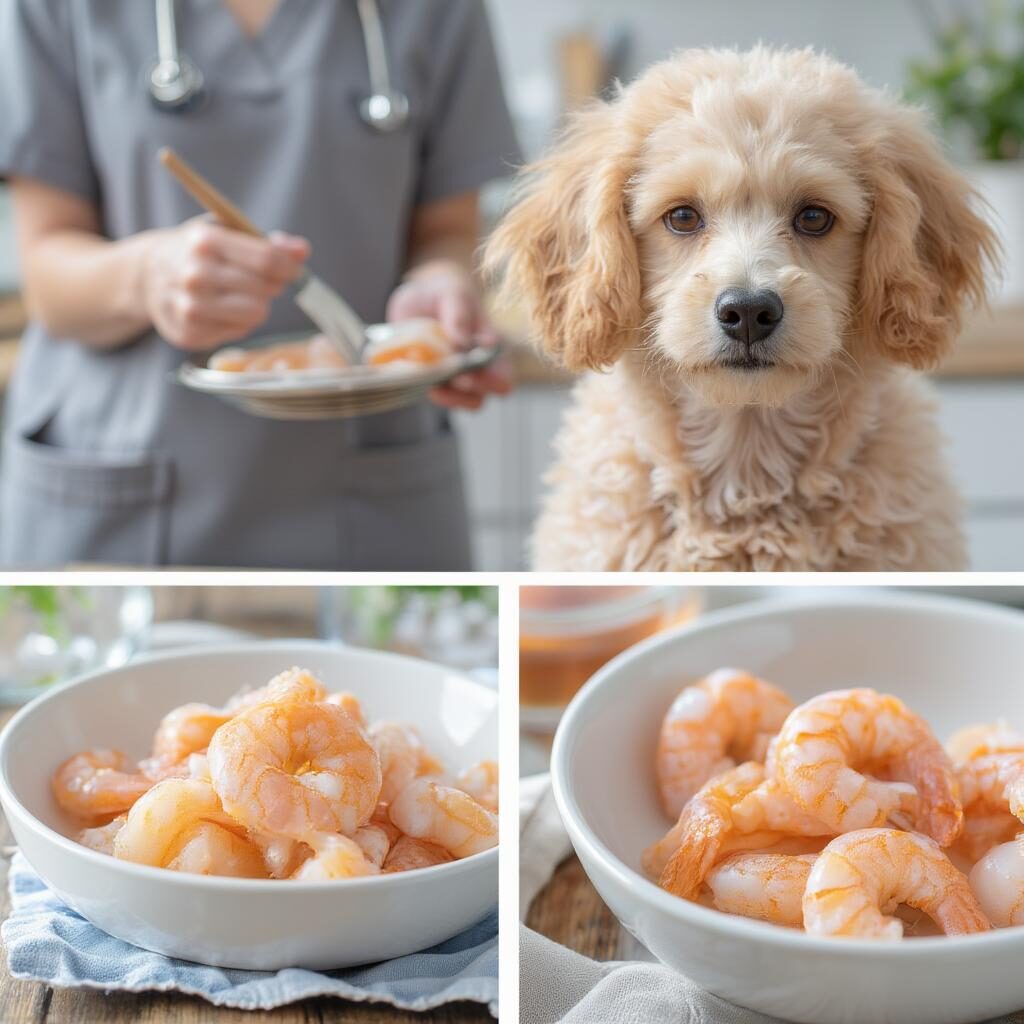 Cách cho chó Poodle ăn tôm an toàn
