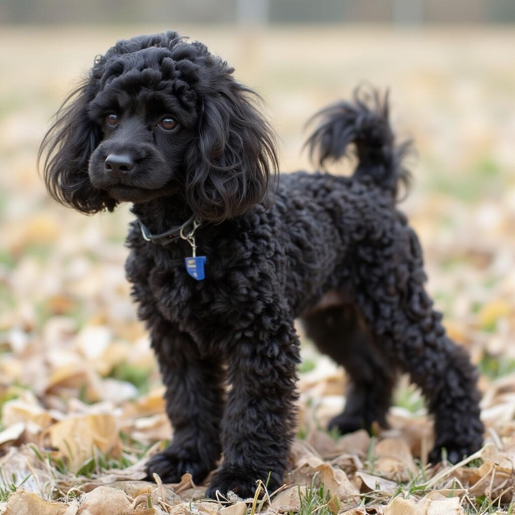 Chó Poodle kiểu lông English Saddle quý phái