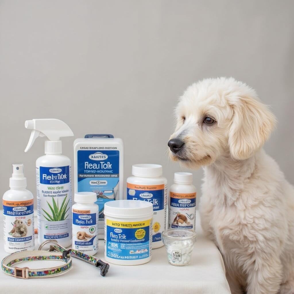Chọn lựa sản phẩm trị ve cho chó Poodle