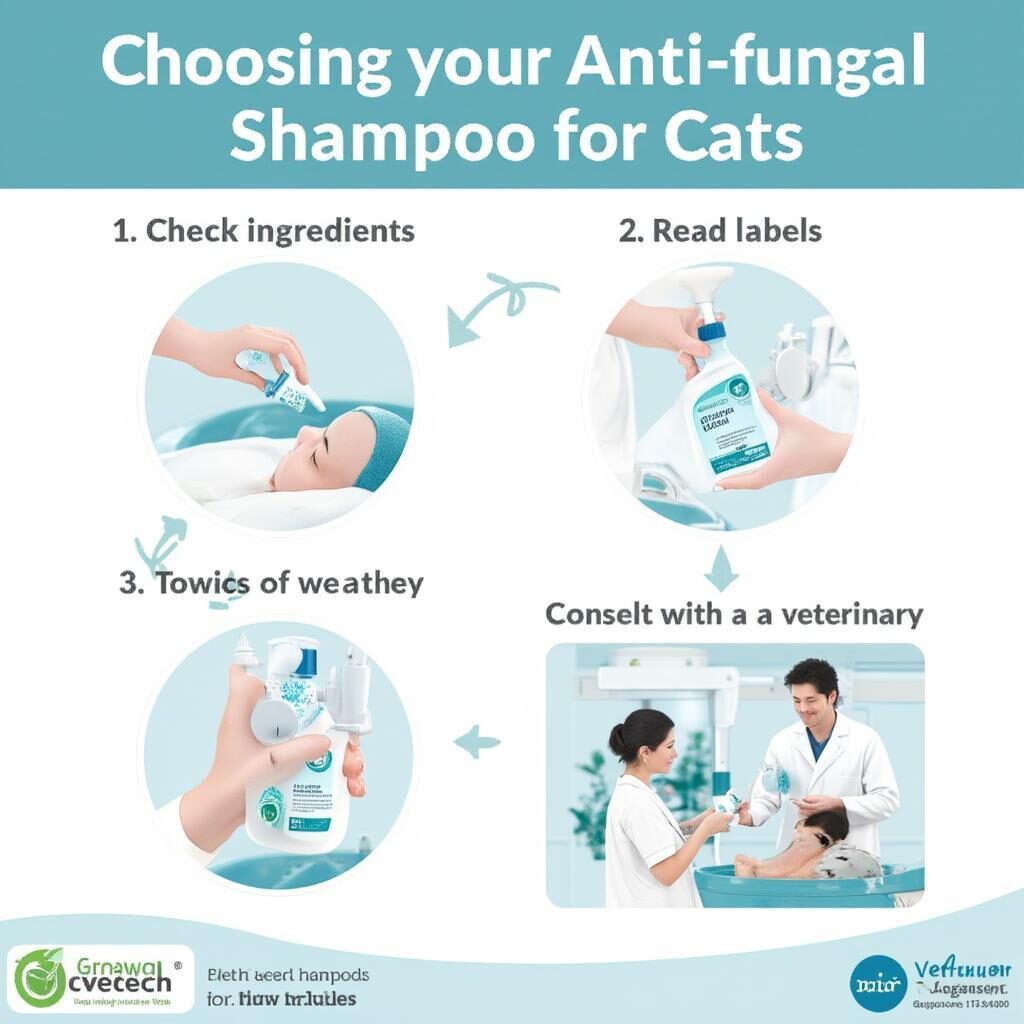 Chọn sữa tắm trị nấm cho mèo hiệu quả