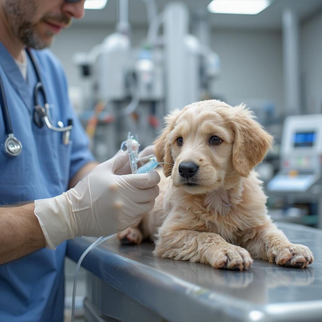 Điều Trị Bệnh Parvo ở Chó Poodle
