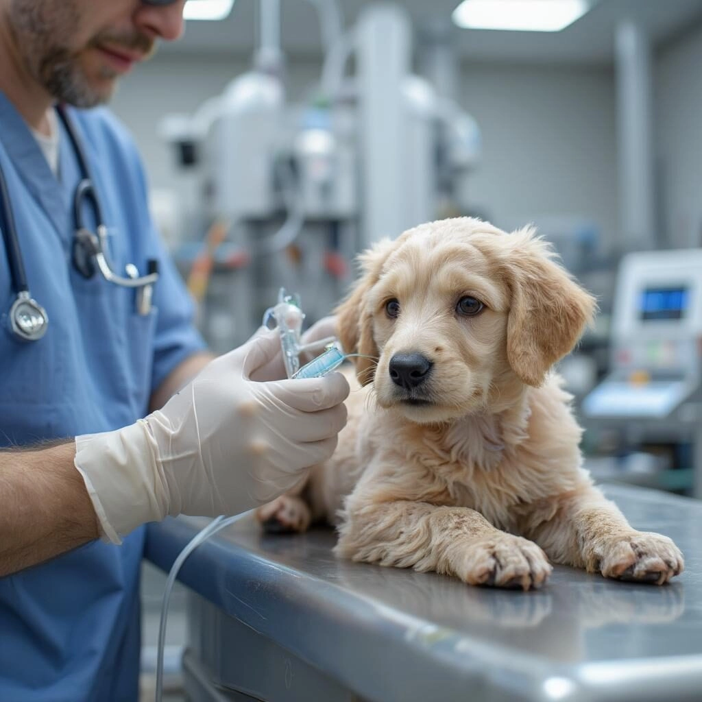 Điều Trị Bệnh Parvo ở Chó Poodle