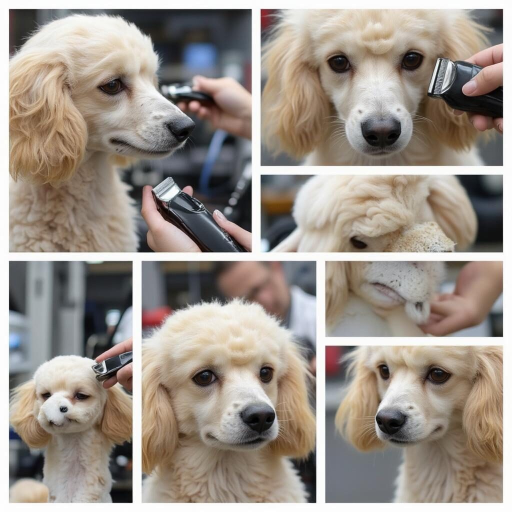 Hướng dẫn cạo lông máu cho Poodle từng bước