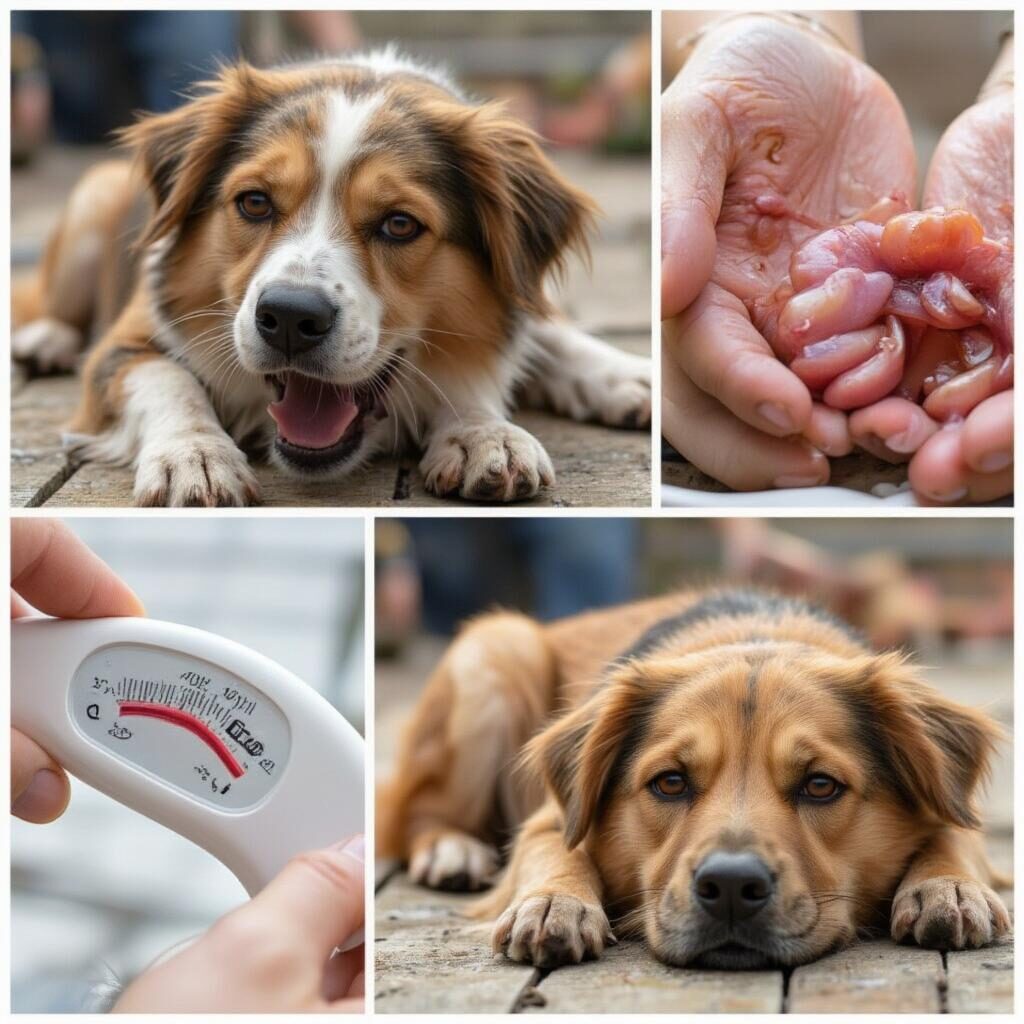 Các triệu chứng của bệnh Parvo ở chó